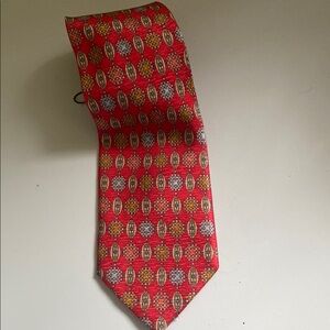 Daniel de Fasson 100% Silk handmade patterned Tie one size